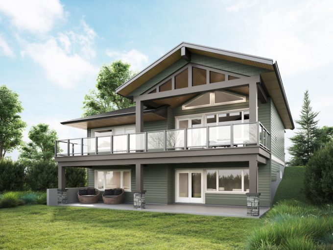 Home Rendering Rear View